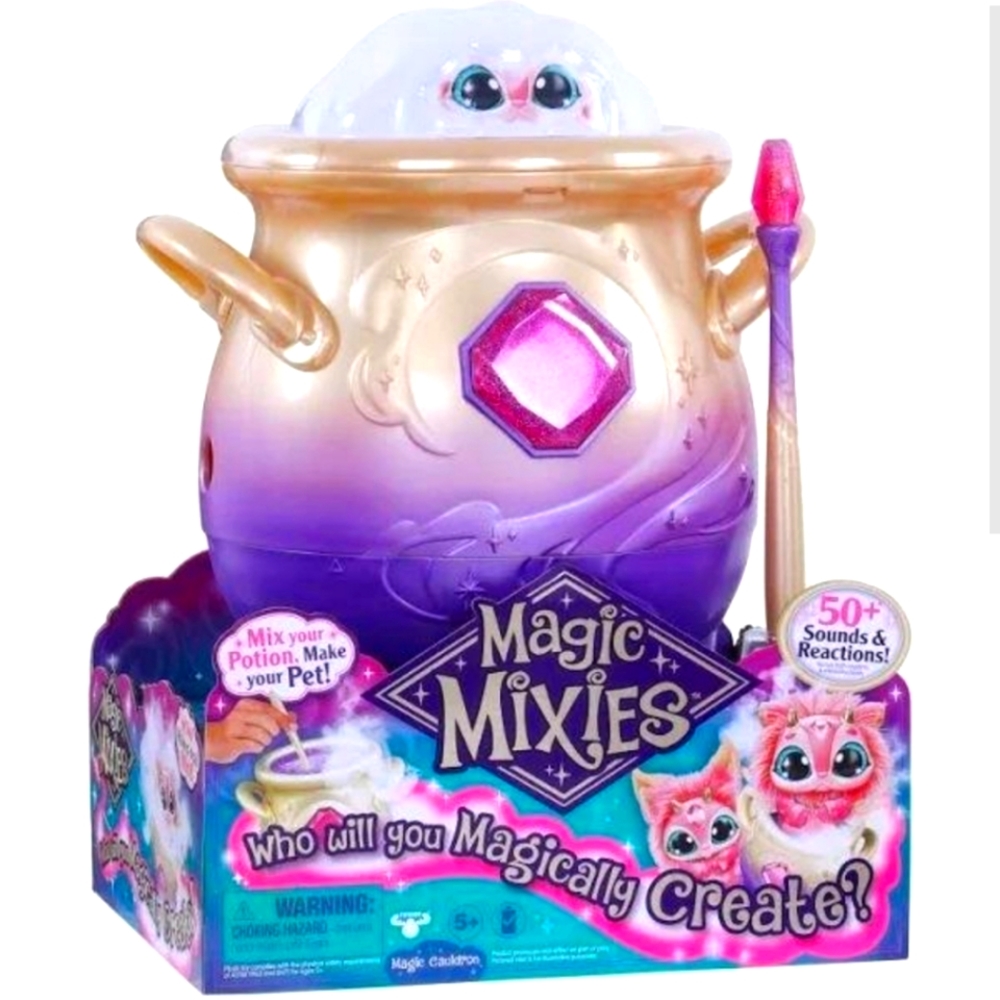 Magic Mixies Magical Misting Cauldron with Interactive Pink Toy